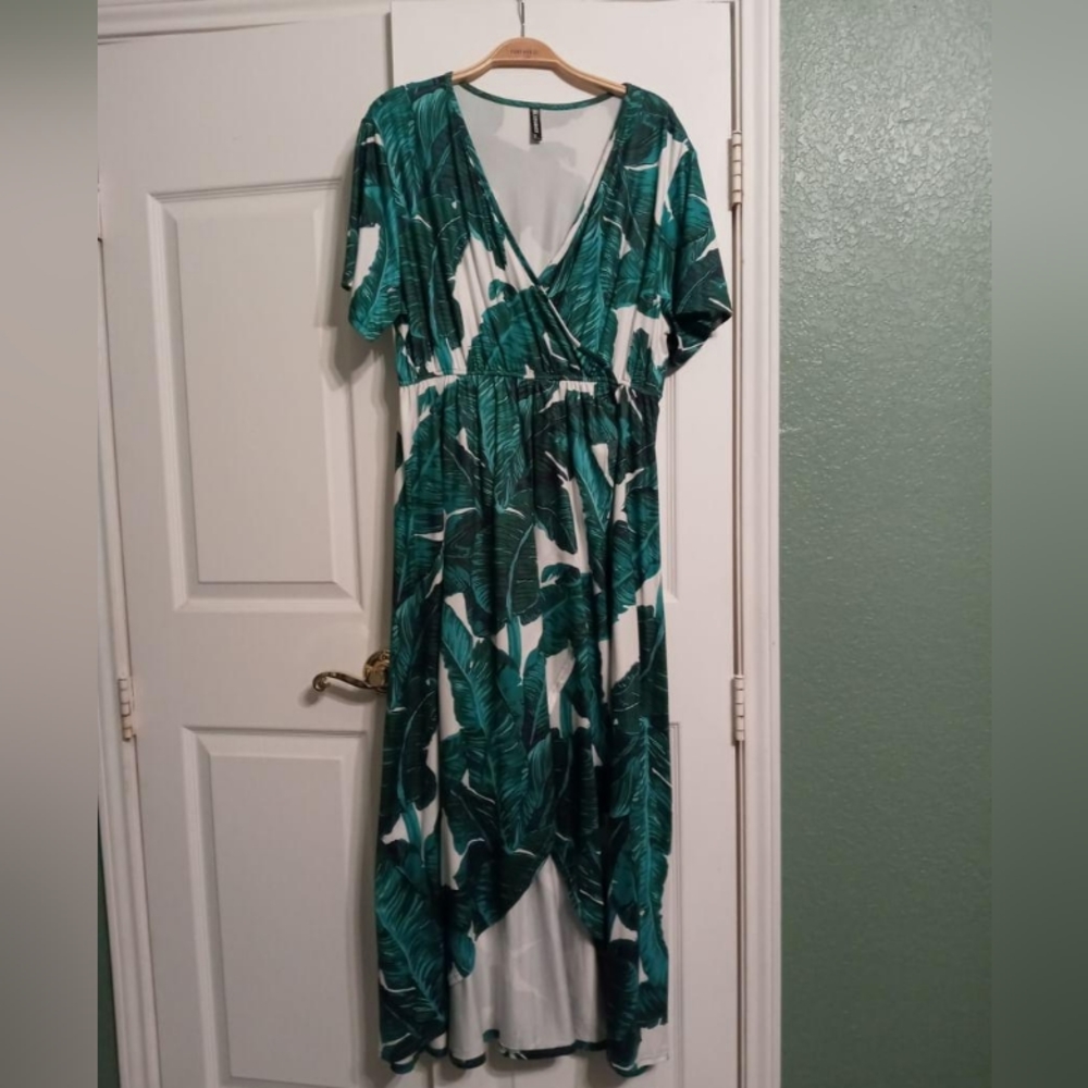 Summer High and Low Floral Dress